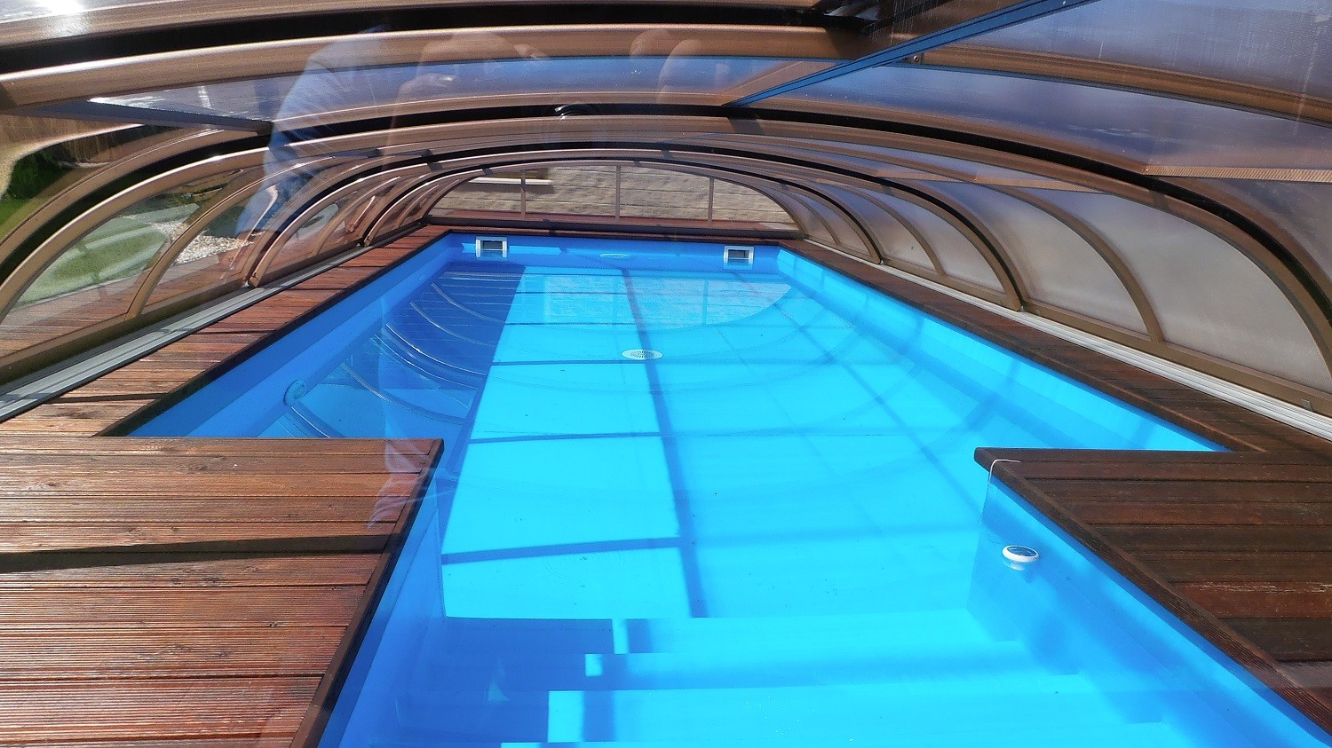 Bazénové zastrešenie Klasik Lux od Oceanik